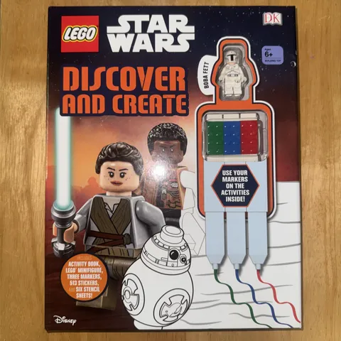 Star Wars Lego BOBA FETT Prototype￼ White Armor Create Disney Activity Set