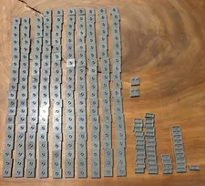 LEGO Dark Bluish Gray Modified Plate Tile Lot 245 Pc 87580 3794 15573