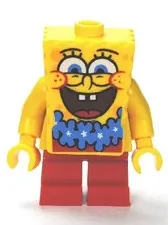 LEGO® Minifigure SpongeBob SquarePants bob036 SpongeBob Blue Lei