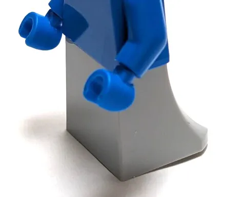 Lego - Minifigure Legs - Skirt / Dress, Light Grey