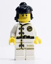 LEGO Ninjago Cole - White Wu-Cru Training Gi Minifigure (Bagged)