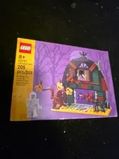 40721 Halloween Barn Seasonal Lego Set Skeleton Minifig Display Decor Black Cat