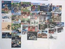 LEGO Star Wars Instruction Manuals Lot of  32 Manuals Only Star Wars Minecraft 