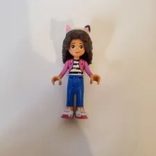 Lego Gabby's Dollhouse Gabby with Cat Ears Headband Minifigure Toy Figure Pink