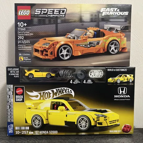 LEGO Speed Champions Fast & Furious Toyota Supra & Brick Shop Honda S2000