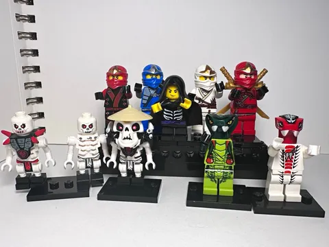 LEGO NINJAGO mixed Minifigure Lot of 10 good condition(read description)