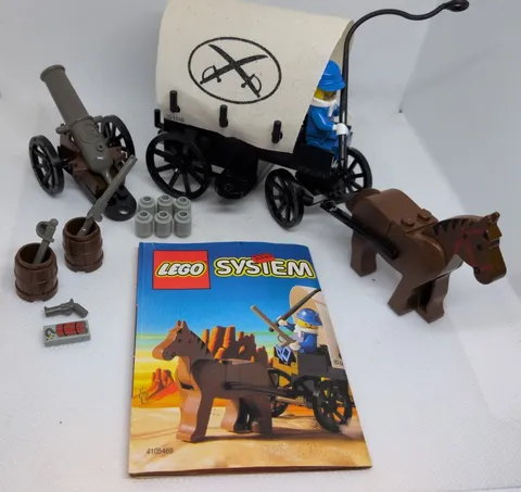 LEGO 6716 - Western Covered Wagon - Complete Set #6716 - No box - Vintage 1996