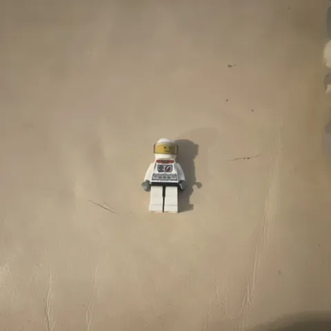 LEGO Space Astronaut White Suit Minifigure w/ Helmet Plastic Figure
