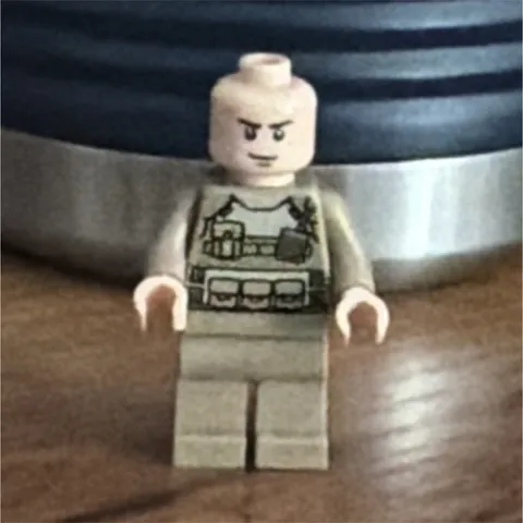 LEGO Minifigure Tan Outfit, Printed Torso & Legs, Bald Head, Plastic