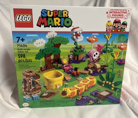 LEGO Super Mario Soda Jungle Maker Set Building Set 71434 NEW RETIRED FS