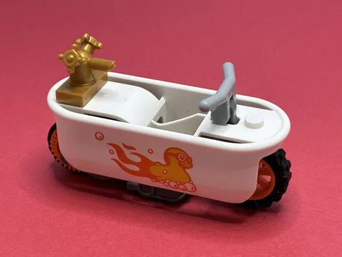 LEGO City Stuntz Bathtub Stunt Bike Building Toy Vehicle