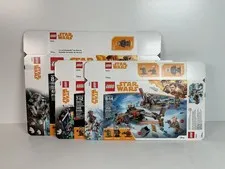 Lego Star Wars Box Lot | Cloud Swoop Bikes | Moloch & Han’s Landspeeder