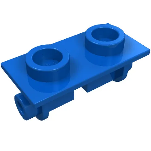 LEGO Part 3938 - Blue Hinge Brick 1 x 2 Top Plate Thin