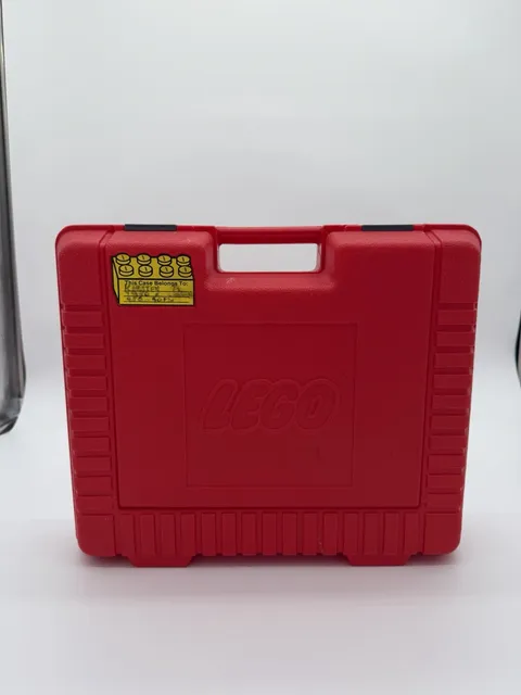 Vintage 1985 LEGO Red Storage Case Carrying Box Hard Plastic USA