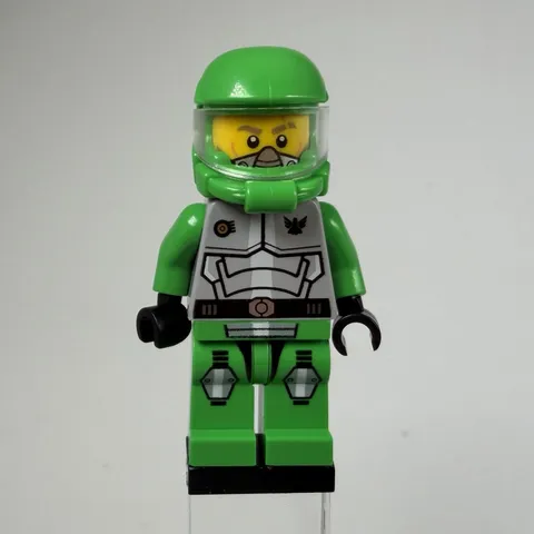 Lego City Minifigures Space Galaxy Squad Chuck Stonebreaker Gs009