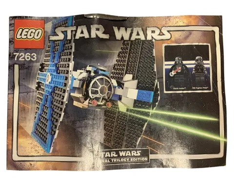 LEGO 7263 Star Wars Tie Fighter  Incomplete Set