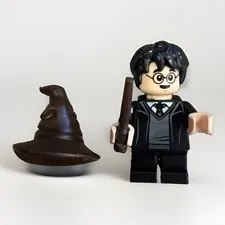 LEGO Harry Potter Minifigure 76460 Harry with Sorting Hat Wand New