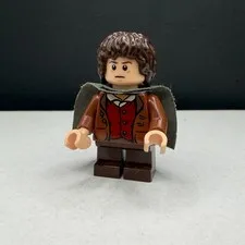 LEGO Lord of the Rings Frodo Baggins Brown Jacket Minifigure lor003 Genuine LEGO