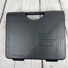 Vintage LEGO Carrying Case Plastic Storage Container Box Latch Black 1997 USA