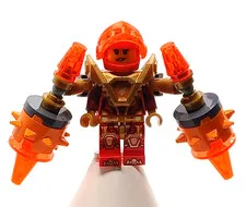 LEGO Macy 72003 Pearl Gold Armor Nexo Knights Minifigure