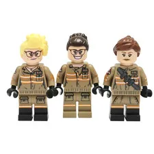 Lego Ghostbusters Minifigure Lot Jillian Holtzmann Erin Gilbert &Abby Yates