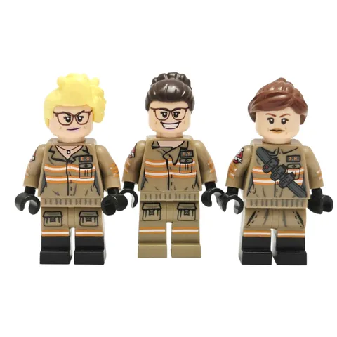 Lego Ghostbusters Minifigure Lot Jillian Holtzmann Erin Gilbert &Abby Yates