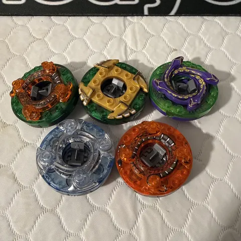 Lego Ninjago Spinners And Pieces Lot Of 9