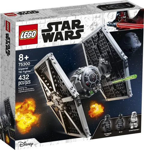 LEGO Star Wars Imperial TIE Fighter 75300 Complete Set 432pcs w/ minifigs