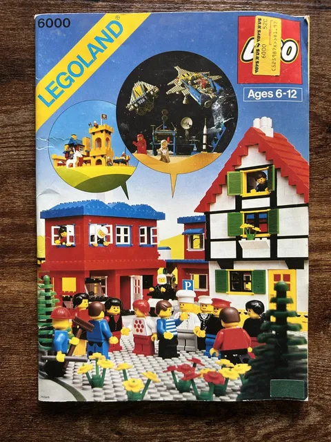 ALL STICKERS PRESENT! Legoland 6000 Idea Book (1980)