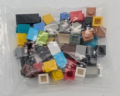 LEGO 1x1 brick (30+ pcs)   various colors Brick lot