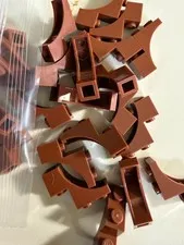 LEGO- NEW  #5850 -REDDISH BROWN-ARCH 1 X 3 X 2/FLAT END-5 PIECES