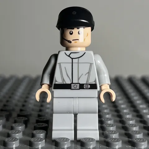 LEGO Imperial Crew Black Cap Minifigure (sw0693) Star Wars Empire Printed Leg 3E