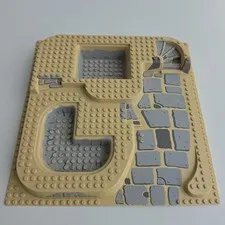 Lego Classic 3D Plate Beige Tan 32x32 Adventurers Sphinx Egypt 5978 6092