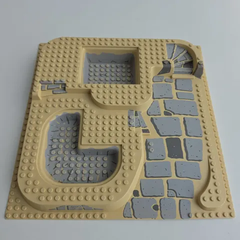 Lego Classic 3D Plate Beige Tan 32x32 Adventurers Sphinx Egypt 5978 6092