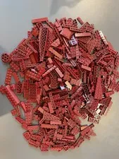 LEGO BULK LOT OF REDDISH BROWN OVER 1 POUND ( 1 lb 2 oz )