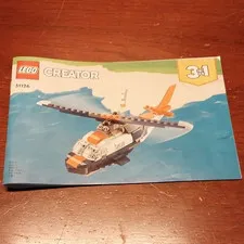 LEGO Creator Supersonic-Jet 31126 Illustrated English Instruction Manual Booklet
