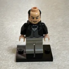 LEGO Batman Alfred Original Minifigure with Ice Block from Batcave 7783