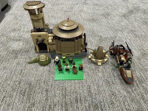 LEGO Star Wars: Jabba's Palace (9516) And Desert Skiff (9496) All Minfigs
