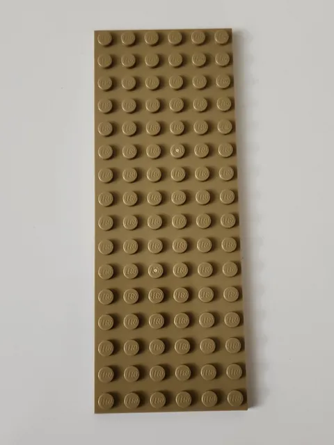 LEGO 6x16 Plate Dark Tan 3027 