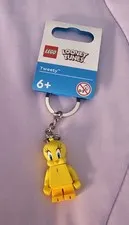 Lego Tweety Bird minifigure keychain