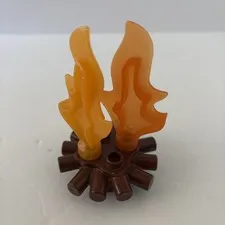 Lego Duplo Campfire Camping Camp Fire Logs With 2 Flames