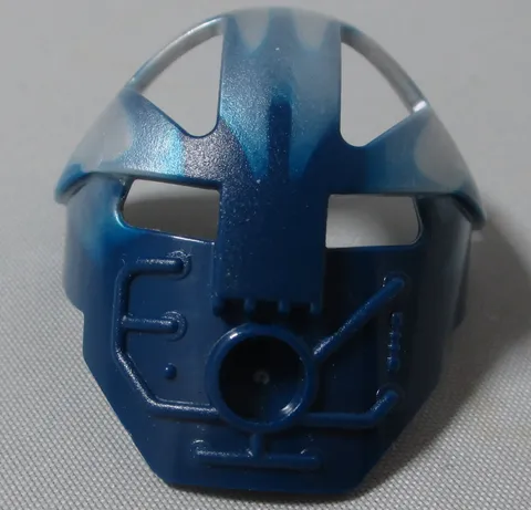 Lego 32572 Bionicle Mask Momau Marbled Lt Pearl Gray Blue Matoran Metru Nui 8608