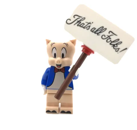 LEGO Porky Pig minifigure CMF Series Looney Tunes 71030