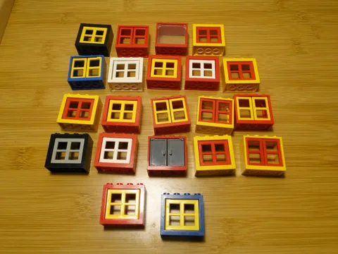 Lego Vintage Windows Lot