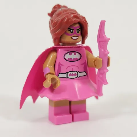 The LEGO Batman Movie Pink Power Batgirl Minifigure Batarang CMF 71017 coltlbm10