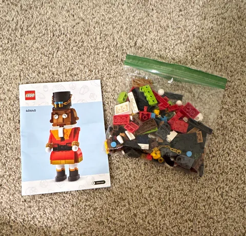 LEGO Nutcracker 40640 Bulk Parts Lot w/ Instructions Manual (Multicolor)