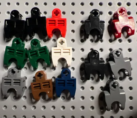 LEGO 32174 60176 Technic Connector 2x3 Multicolor Ball Joint Socket Bulk Lot 14
