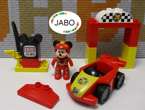 (N14/14) LEGO Duplo Mickey Mouse with Race Car