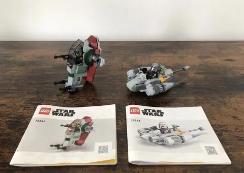Lego Star Wars: Lot of 2 Microfighters Mandalorian & Boba Fett (75363 & 75344)