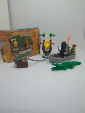 Lego 7410 Jungle River Adventurers Orient Expedition 99% Complete With Manual
